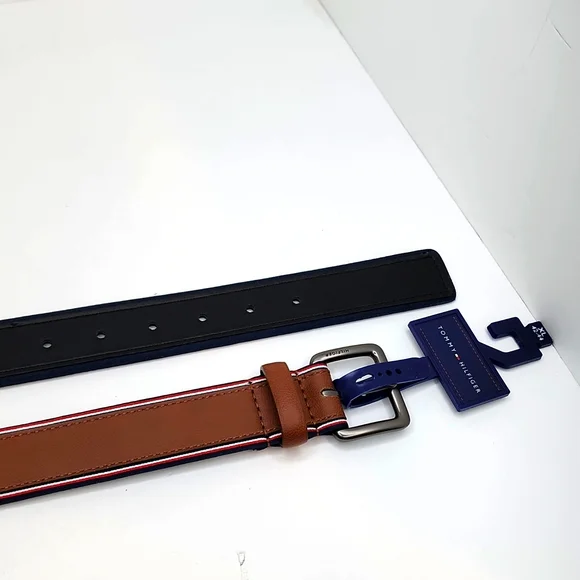 ⭐️TOMMY HILFIGER 💯 BROWN BELT, 42-44 XL - Picture 6 of 9